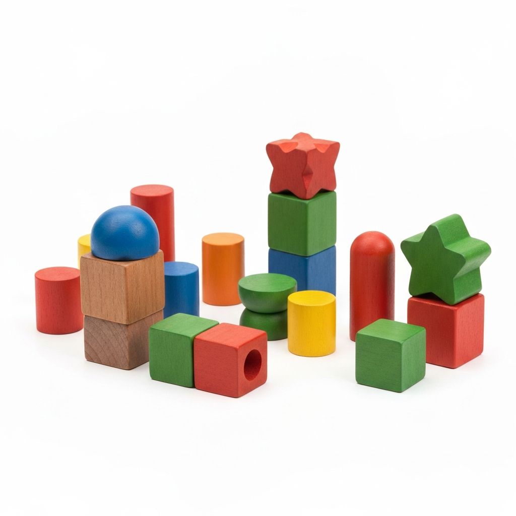 Wooden Magnetic Playset - Handcrafted Channapatna Wooden Toy by Hussain Arts India